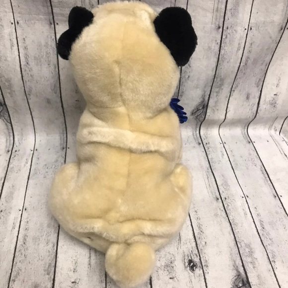 FAO 9” PUG plush Puppy Dog Stuffed Animal Toy - Picture 5 of 12
